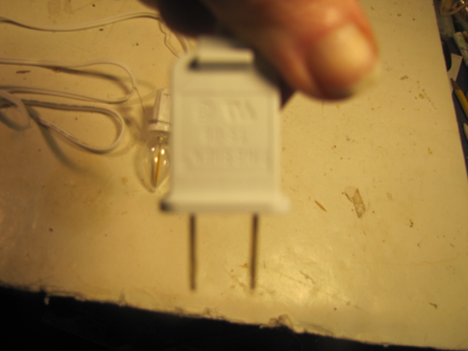 Lemax, Dept56 Christmas Village Replacement Cord w LED Light Bulb, 6 Ft, Switch eBay