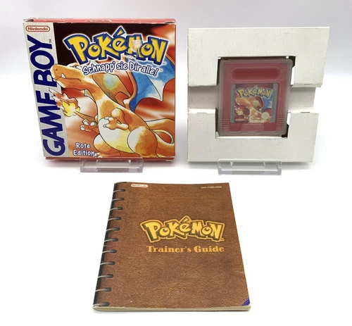Pokémon: Rote Edition (Nintendo Game Boy) inkl. Anleitung & OVP [Zustand Gut]