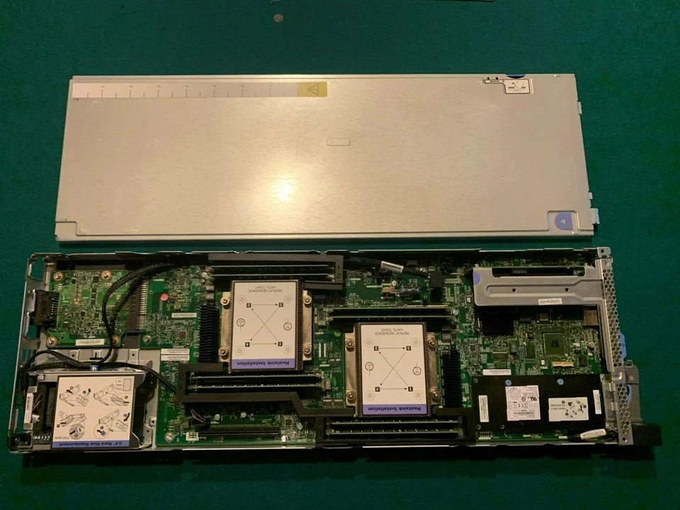 IBM NeXTScale Nx360 M4 expansion node - 2x Xeon E5-2650V2  & 10GB NIC & 64GB RAM - Image 2 of 3