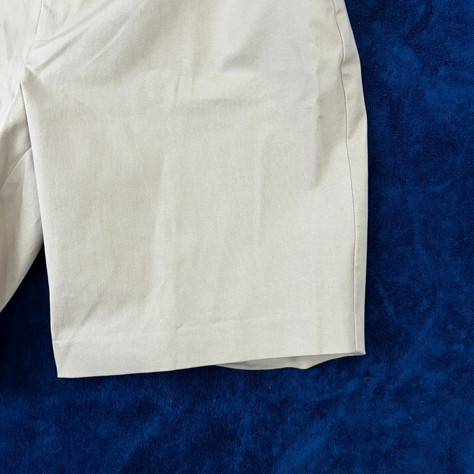 Pantalones Cortos Lauren Ralph Lauren Plus 22W ETIQUETA NEGRA Tiro Alto Chino Caqui Nuevos con Etiquetas Foto 3 de 4