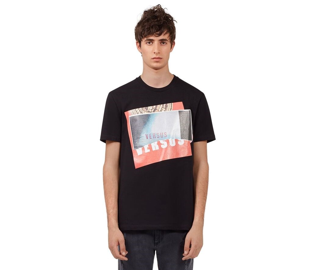 Gianni Versace Versus Zayn Malik T Shirt Black Size XS Big Logo