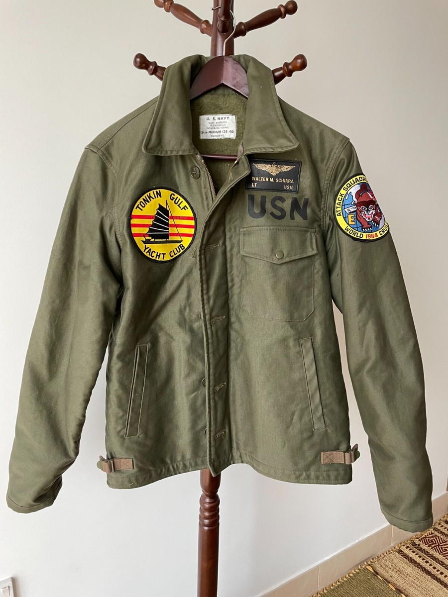 USN 1960s A-2 Deck Jacket by The Real McCoy's - Size 40/M - New