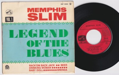MEMPHIS SLIM * Legend Of The Blues * 60's French EP * Listen!