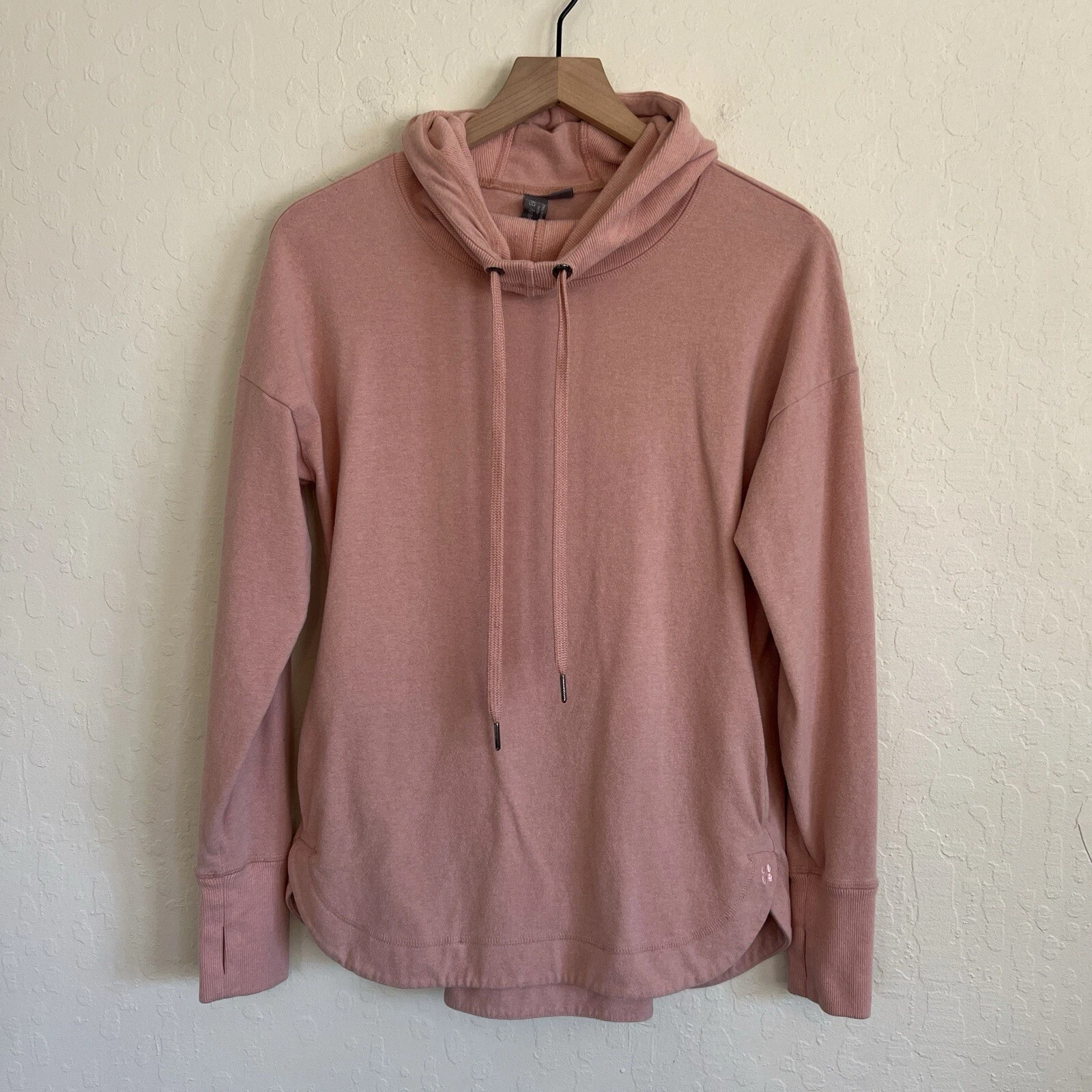 sweaty-betty escape luxe fleece cowl neck hoodie