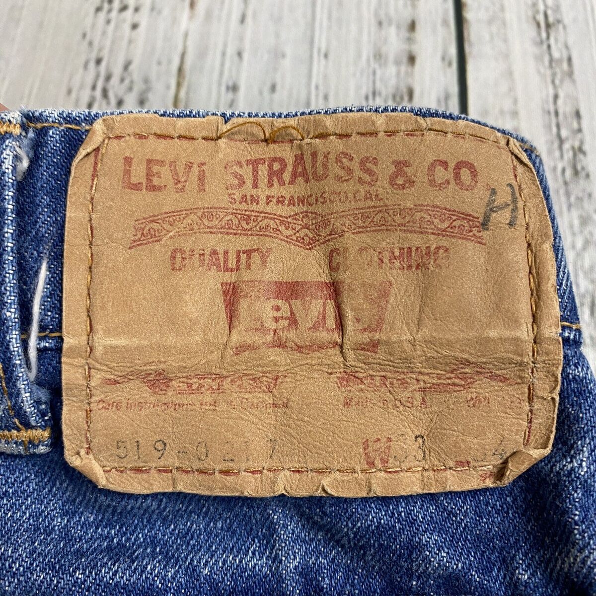 VTG 70s LEVI's 519 ORANGE TAB TALON 42 MADE IN USA DENIM VTG 70s LEVI's 519 ORANGE TAB TALON 42 MADE IN USA DENIM