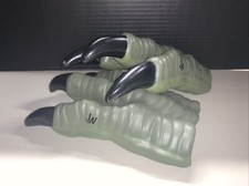 Jurassic World Velociraptor Dinosaur Claws Costume Gloves Cosplay Green JW