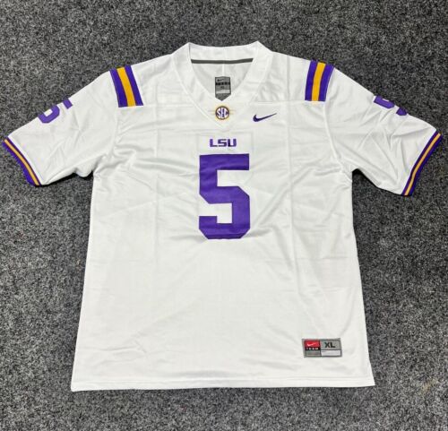 Jayden Daniels #5 Lsu Stitched Jersey White Free Shipping!