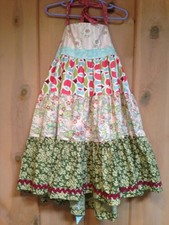 Matilda Jane PLATINUM SUMMER STORY Ellie Dress 8 Girls NWOT Art Fair LE 38/48