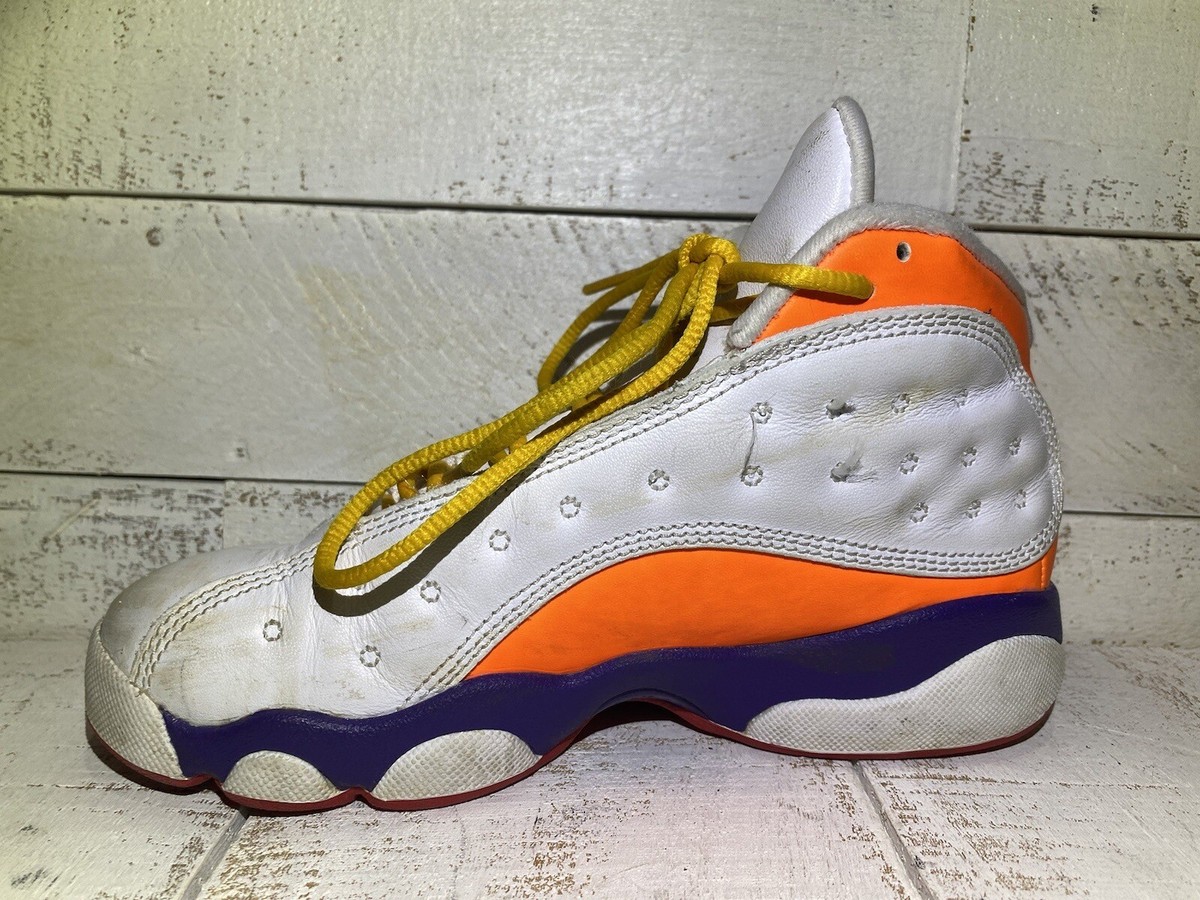 jordan 13 blue black and orange