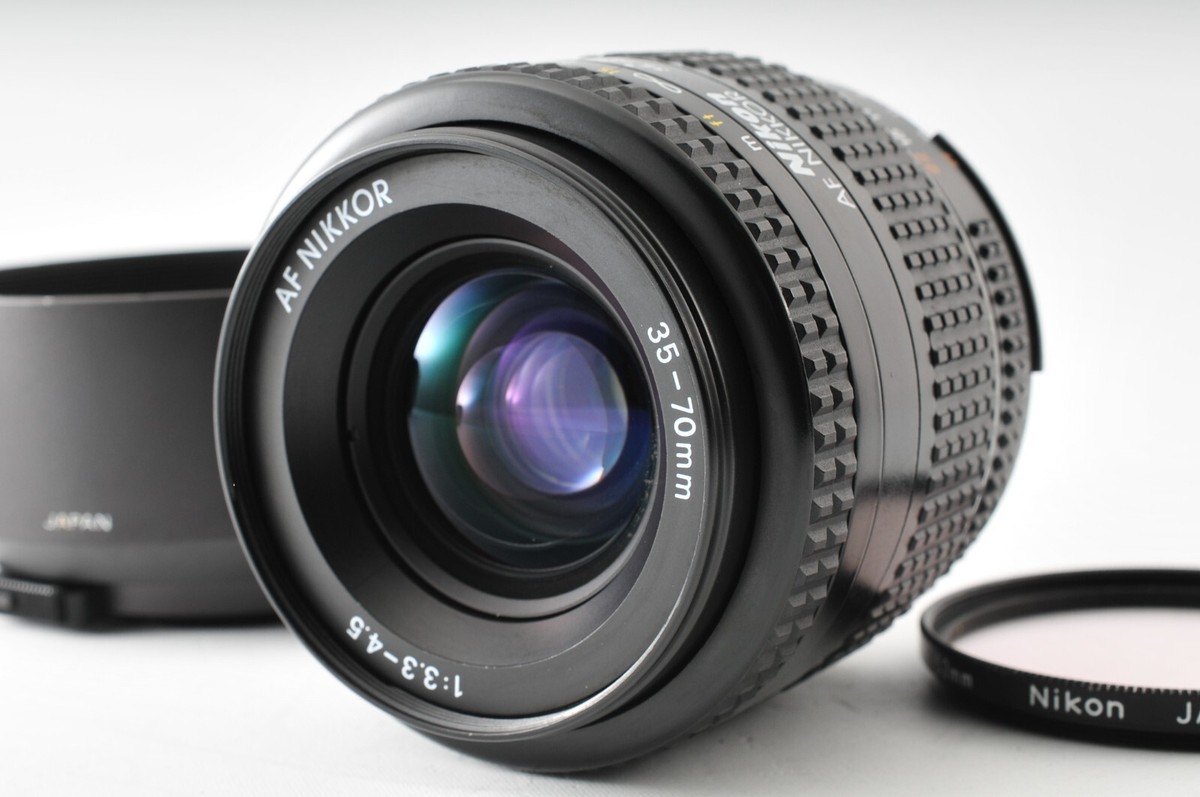 レンズ(ズーム) Zoom-NIKKOR 35~70mm 1:3.3~4.5 Nikon AF Nikkor 35-70mm F/3.3-4.5 Zoom Lens [Near Mint] From JPN