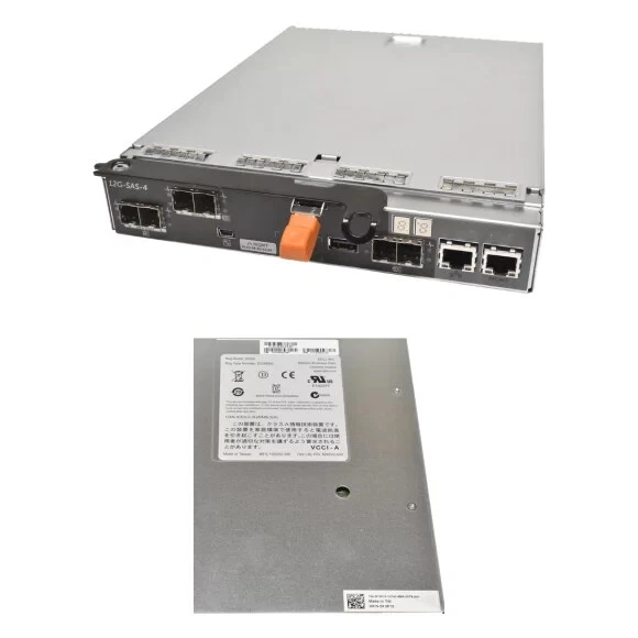 Dell E02M005 PowerVault MD3400 Storage Controller 12G-SAS-4 - Used - Image 2 of 2