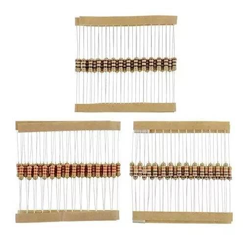 1000 Pieces 1/2 Watt Resistor Kit Assortment in Compartmentalized Storage Box - Picture 4 of 5