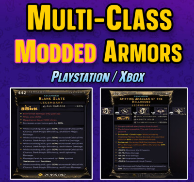 Tiny Tina's Wonderlands MODDED ARMOR   Pauldrons (Playstation | Xbox | PC)