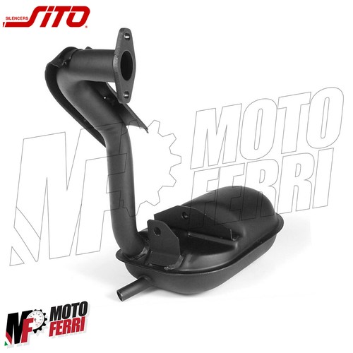 Scarico Marmitta Terminale Sito Omologato Piaggio Vespa PK 50 S XL S HP Rush FL - Foto 3 di 5