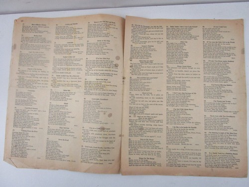 Vintage McGlennon Popular Chorus Book Community Songs For All Festive Occasions - 第 4/5 張圖片