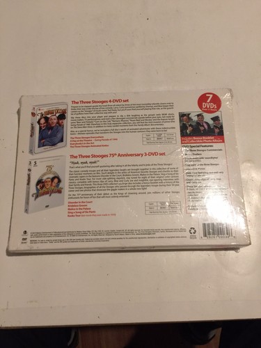 COLLECTOR'S EDITION THE THREE STOOGES 7 DVDs OVER 11 HOURS BOOKLET & PHOTO ALBUM - Imagen 2 de 2