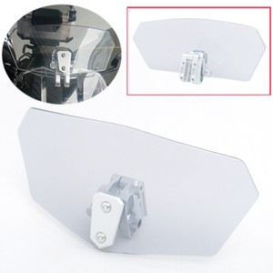 Motorcycle Clip-on Windshield Windscreen Extension Deflector Universal