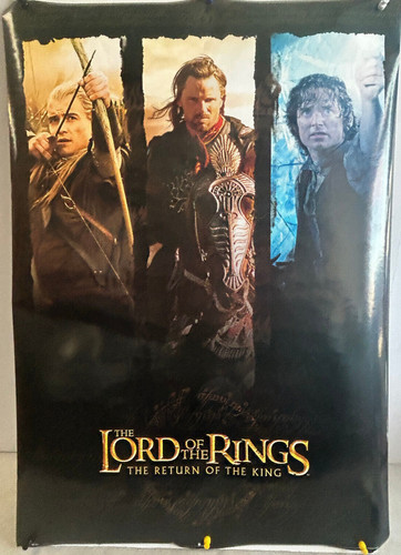 ROLLED 2003 LORD OF THE RINGS RETURN OF THE KING 25X35 POSTER UK FRODO FP1271