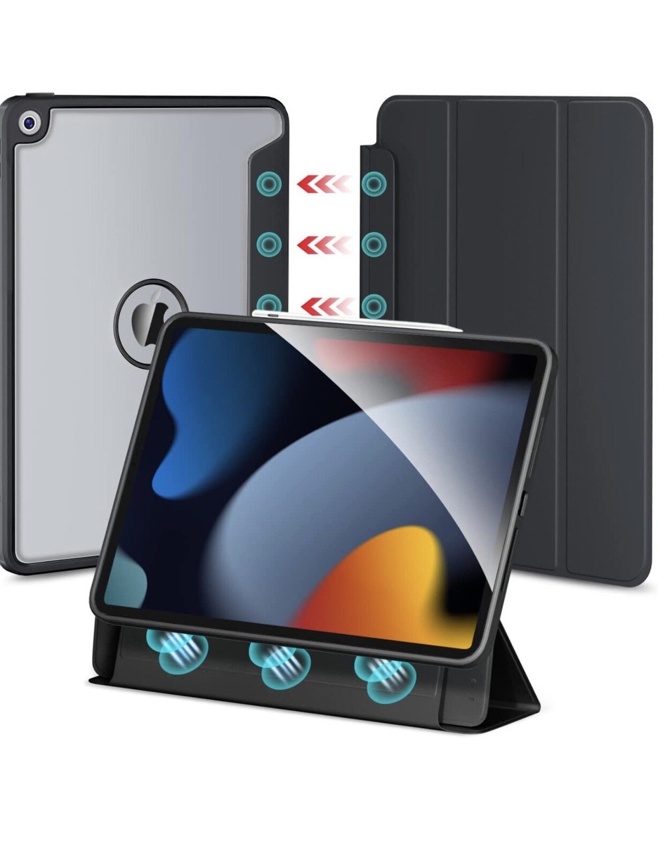 Vultic Trifold Case For IPad 10.2 Inch - Magnetic Smart Cover With Pencil Holder & Auto Sleep/Wake