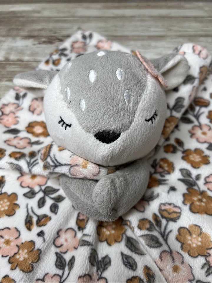 Modern Moments Baby Deer Fawn Plush Lovey - Cobertor de segurança - Floral bebê - Imagem 3 de 4