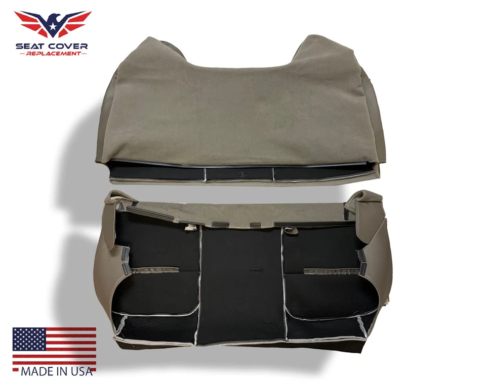 Cubiertas de asiento de banco gris para camioneta de trabajo Ford F350 f450 Super Duty 2008 2009 2010 Foto 2 de 4