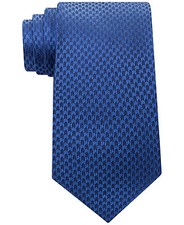  125 Calvin Klein Men S Solid Blue Skinny Neck Tie Classic Silk Necktie 58x3