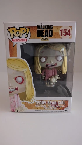 Funko Pop! The Walking Dead Teddy Bear Girl #154 in plastic and box
