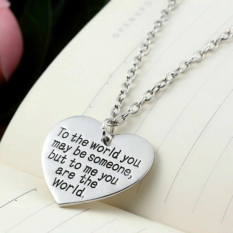 Personalised Heart Necklace - To My Girlfriend - You Complete Me By Yo -  Gifts Holder