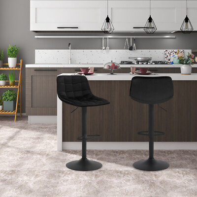 WOLTU Set di Sgabelli da Bar Coppia Sedie Alte da Cucina