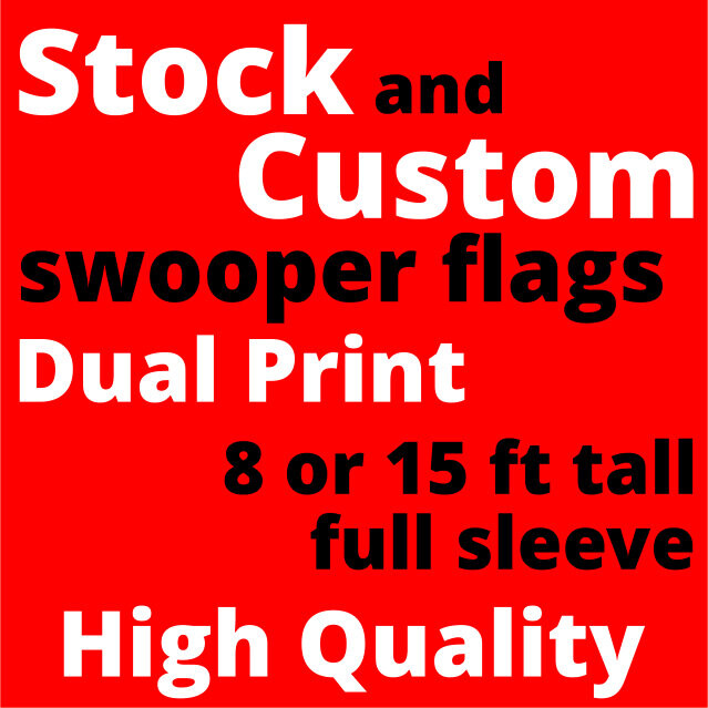 High quality swooper flags
