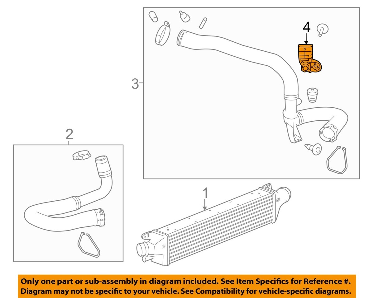 breeze GM OEM 12-20 Cruze Limited Cooling Intercooler-Pressure