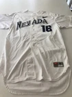 Game Worn Used Nevada Wolfpack Baseball Jersey Nike Size 48 #16