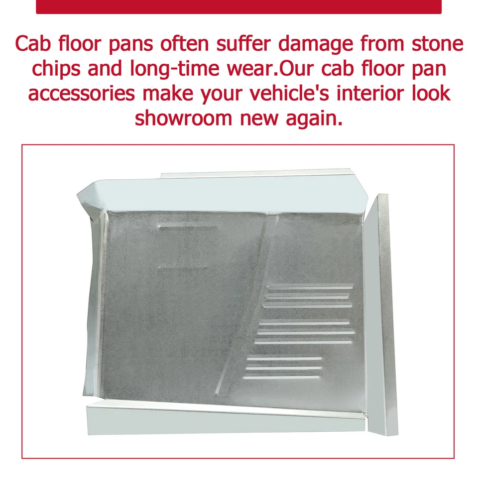 For 1961-1964 Chevrolet Impala Bel Air Front Floor Pan Passenger Side New Silver Foto 4 de 4