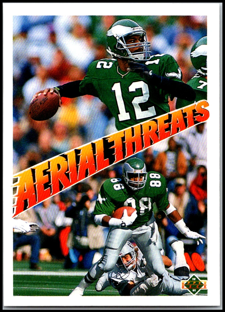 1991 UD Upper Deck   #31 Randall Cunningham / Keith Jackson AT FREE SHIPPING!