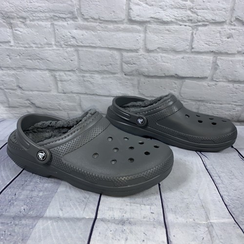 Crocs Mens Gray Comfort Casual Rubber 