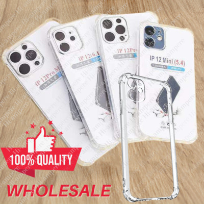100X Wholesale Clear Case Shockproof Cover For iPhone 14 13 12 11 XS XR X 8 6 7