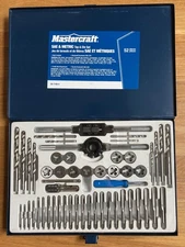 Mastercraft 52 Piece SAE & Metric Tap and Die Set
