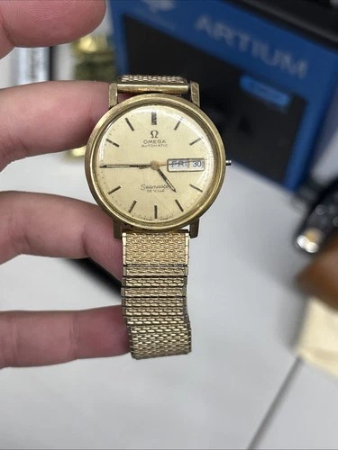 OMEGA Seamaster Men's Automatic Deville For Parts Crown Missing