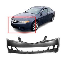 Bumper Cover For 2006-2008 Acura Tsx Wfog Light Hls Ac1000156 Front Primed