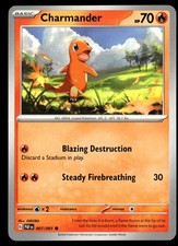Charmander Pokemon SV: Paldean Fates 007/091 LP