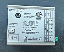 e:cue BUTLER S2 Ethernet to DMX/RDM 1024ch with integrated Replay Unit