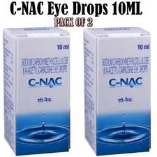 Cataract Eye Drops with 1 NAC, N-Acetylcarnosine 10ml Vial 2 pack Exp. 2027