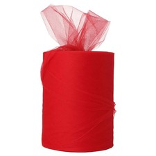 Red Tulle Roll Spool 6 Inch x 100 Yards Fabric Netting Decoration Wedding