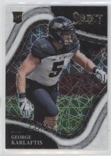 2022 Select Draft Picks Field Level White Lazer Prizm George Karlaftis #123 1ut