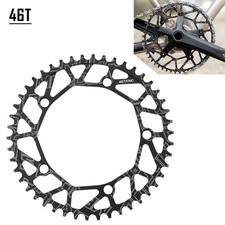 Folding Bicycle Bike Chainring BCD130mm 5 Bolts Narrow-Wide Chainweel 46T