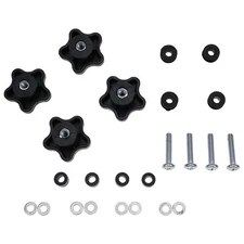4PCS Top Window Knob Kit 6681614 Compatible with Bobcat 751 753 763 773 863 8...