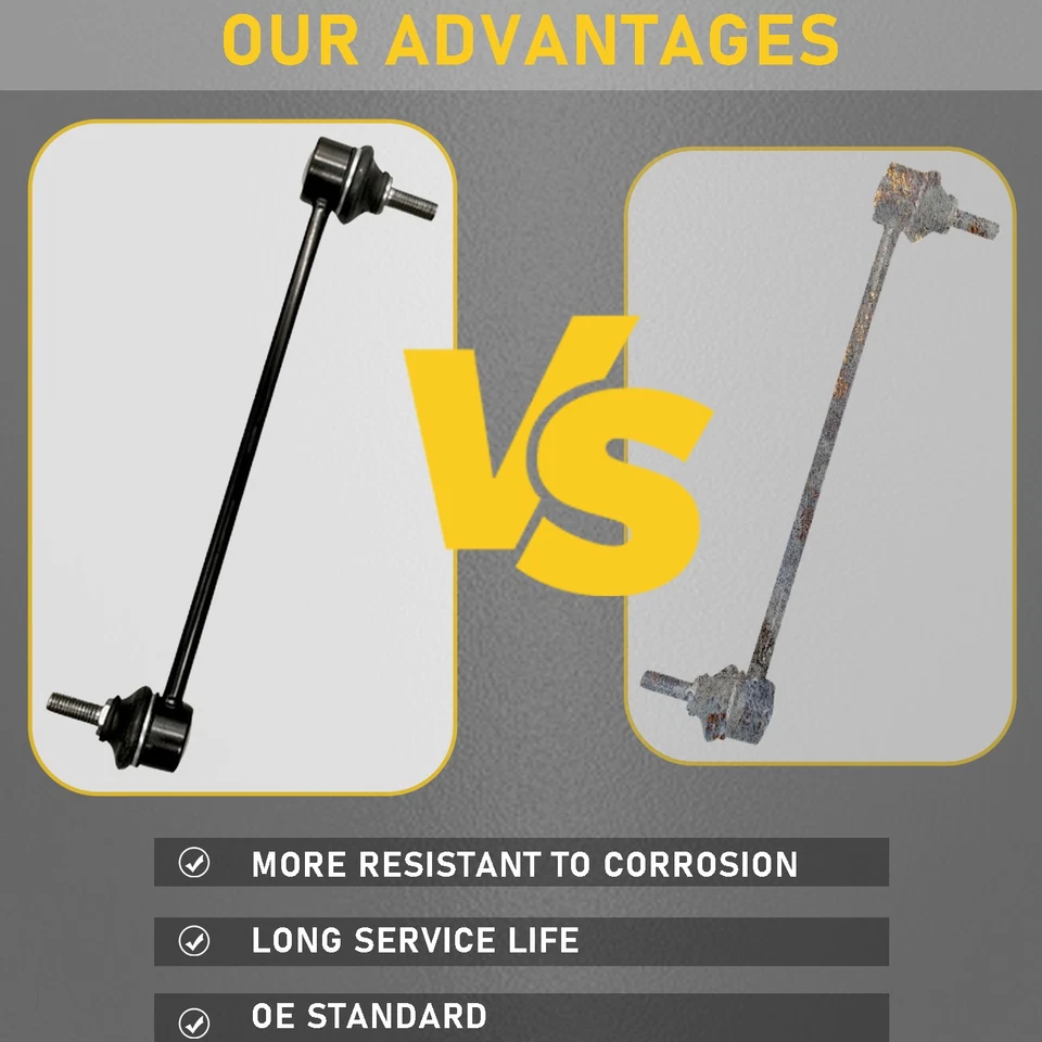 ☞NEW FRONT LOWER CONTROL ARMS ASSEMBLY SWAY BARS FOR BMW 325CI 328I Z4 - Image 4 of 4