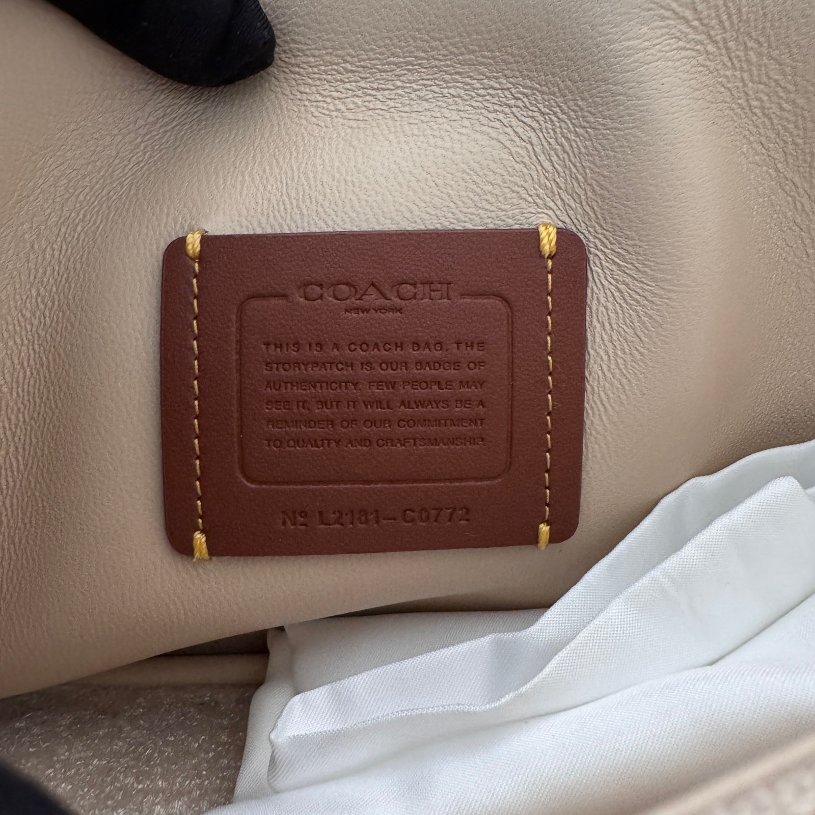 Coach Pillow Tabby Shoulder Bag 26 In Ivory Style No. C0772 image 7