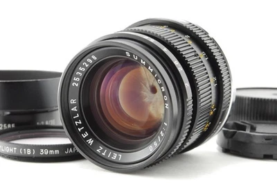 [Presque comme neuf avec capot] Objectif noir Leica Summicron M 50 mm f/2 Lei... - Photo 1/4