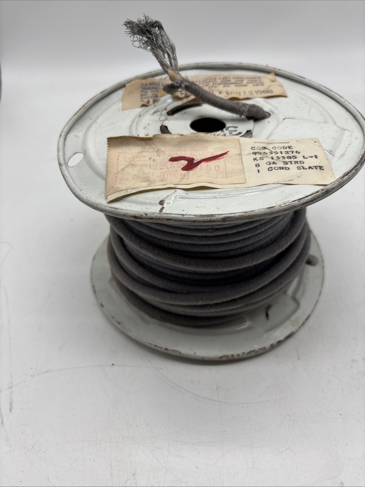 Western Electric KS.13385L-1 WE8GA Cloth Tinned Sranded Switchboard Wire